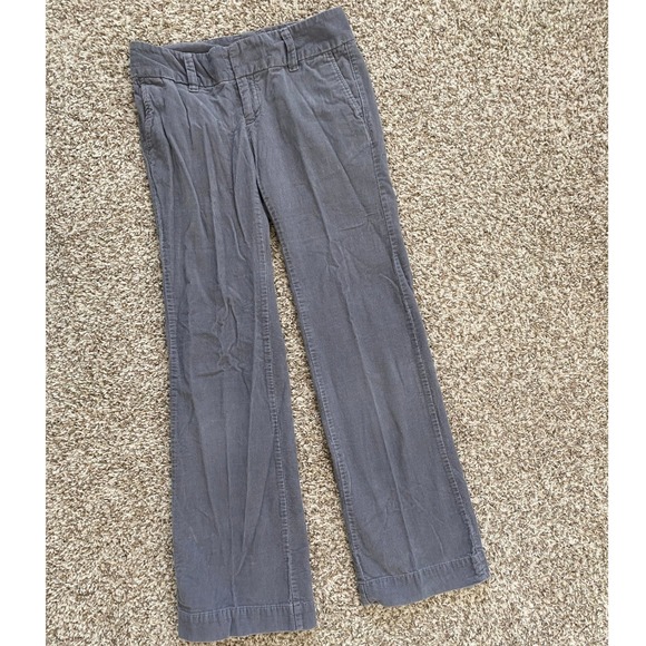 Vintage Y2K Gap Size 1 Dark Grey Corduroy Pants - Picture 1 of 10